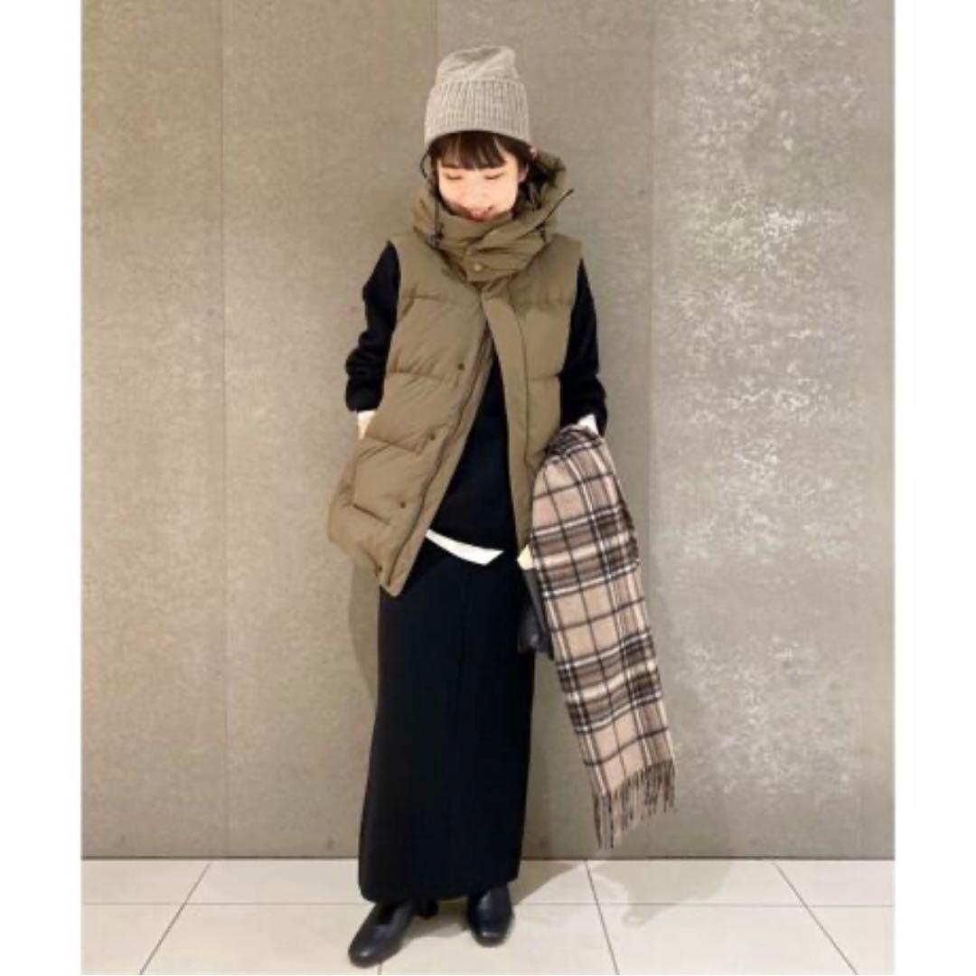 ジャーナルスタンダード　ダウンベスト　カーキ　ブラウン　ベイクルーズ