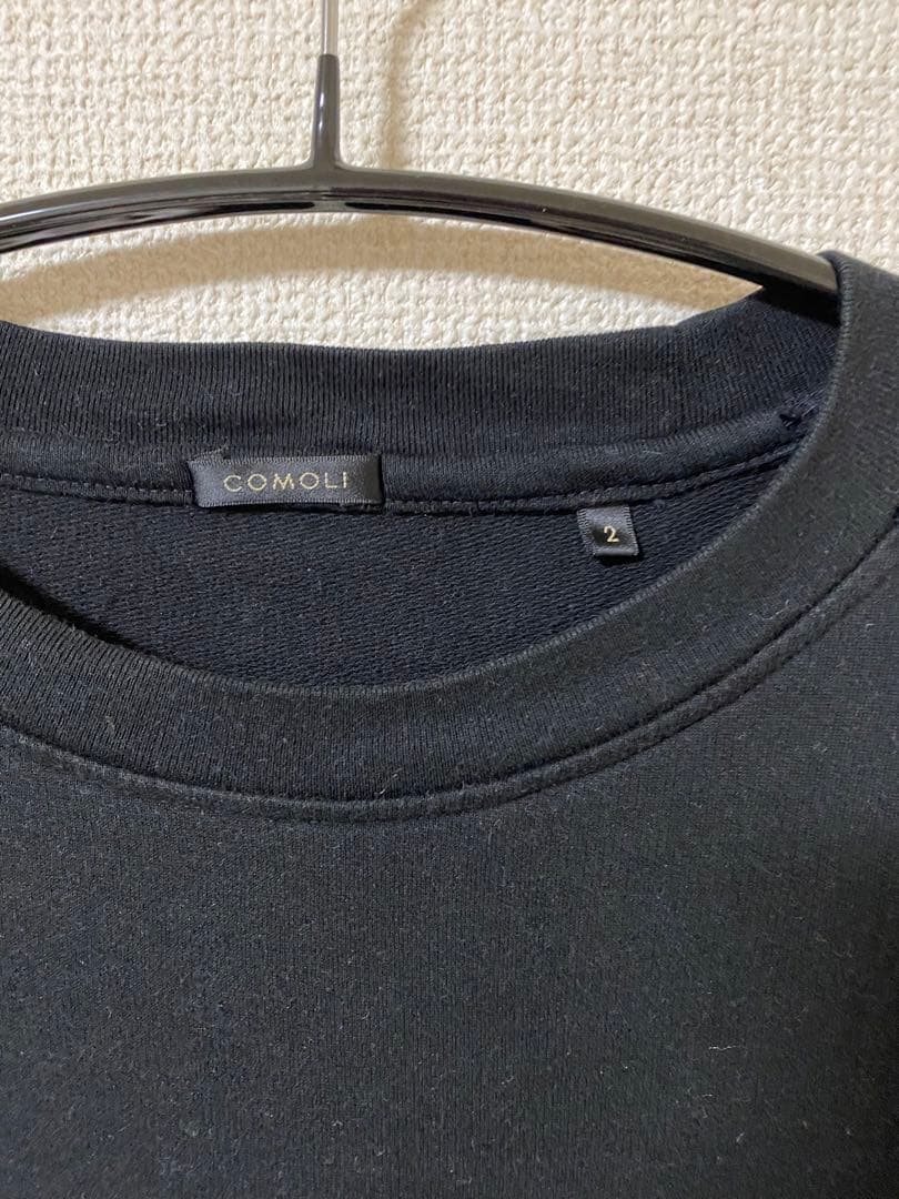 comoli コットンシルク長袖クルー　サイズ2