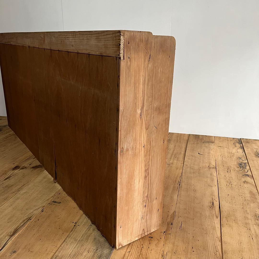 アンティーク オープンラック 本棚 食器棚 飾り棚 無塗装