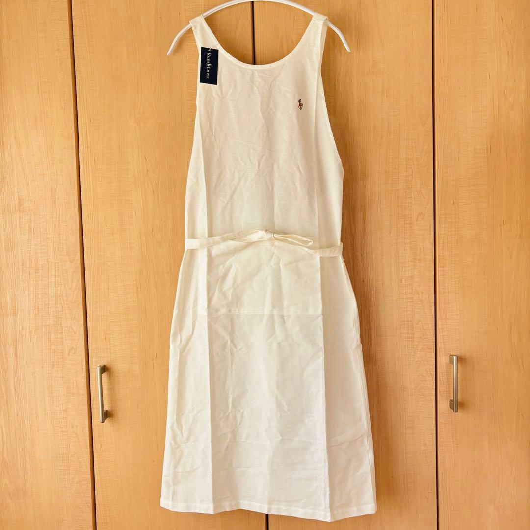 ラルフローレン エプロン ホワイト 未使用ですが汚れ有り 男女兼用