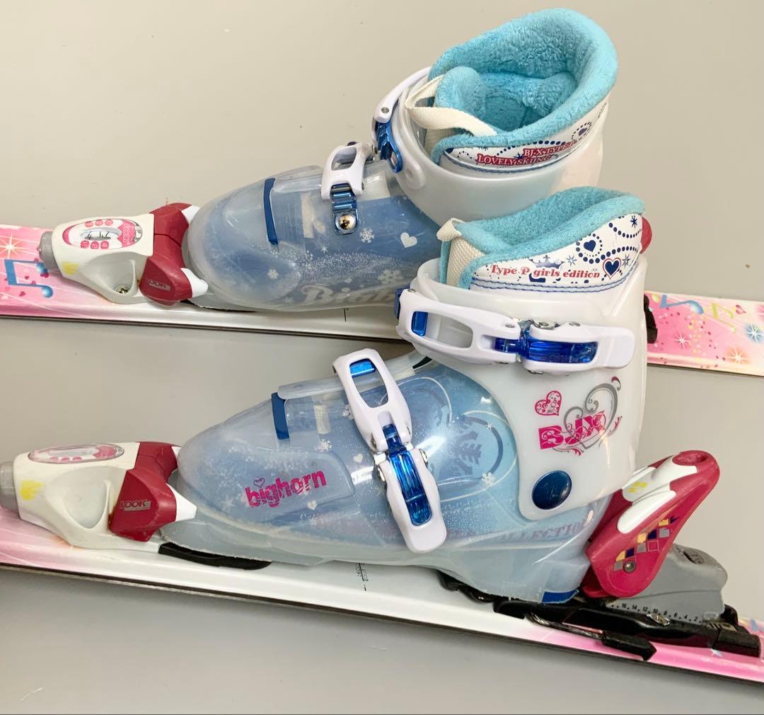 KAZAMA ジュニアスキーセット　板116cm／ブーツ22cm