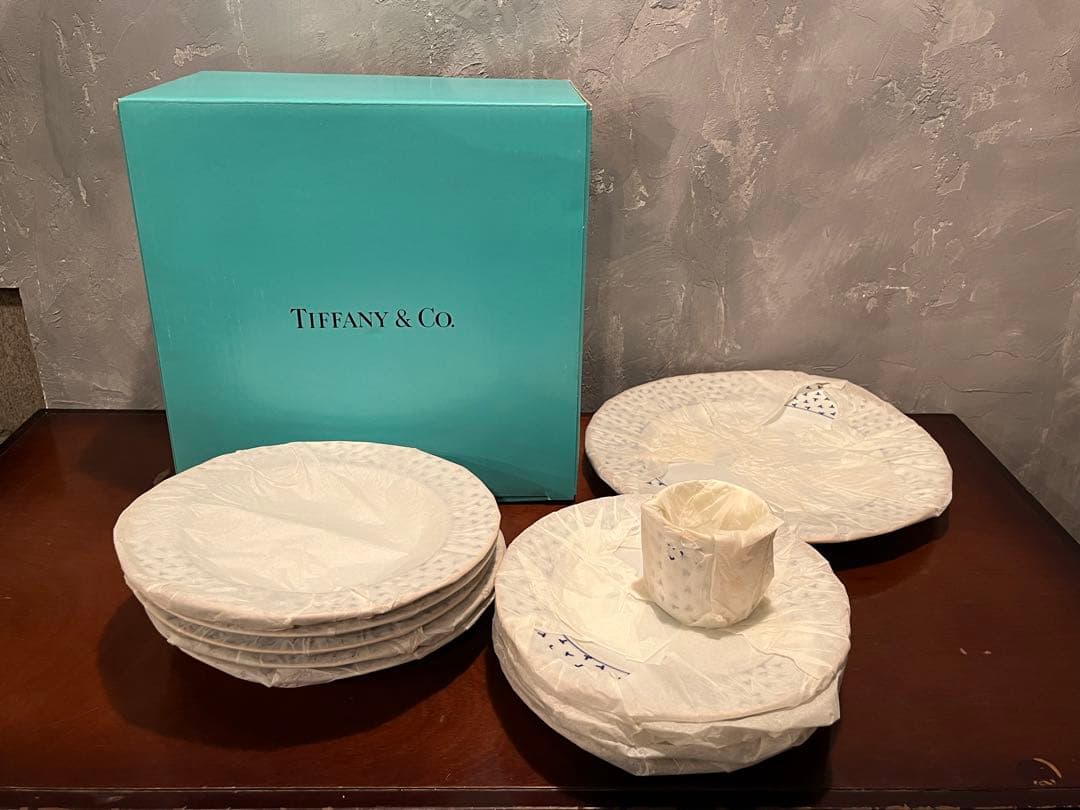 【未使用品】 ティファニー　ダンシングt 食器12点セット　皿　スープ皿