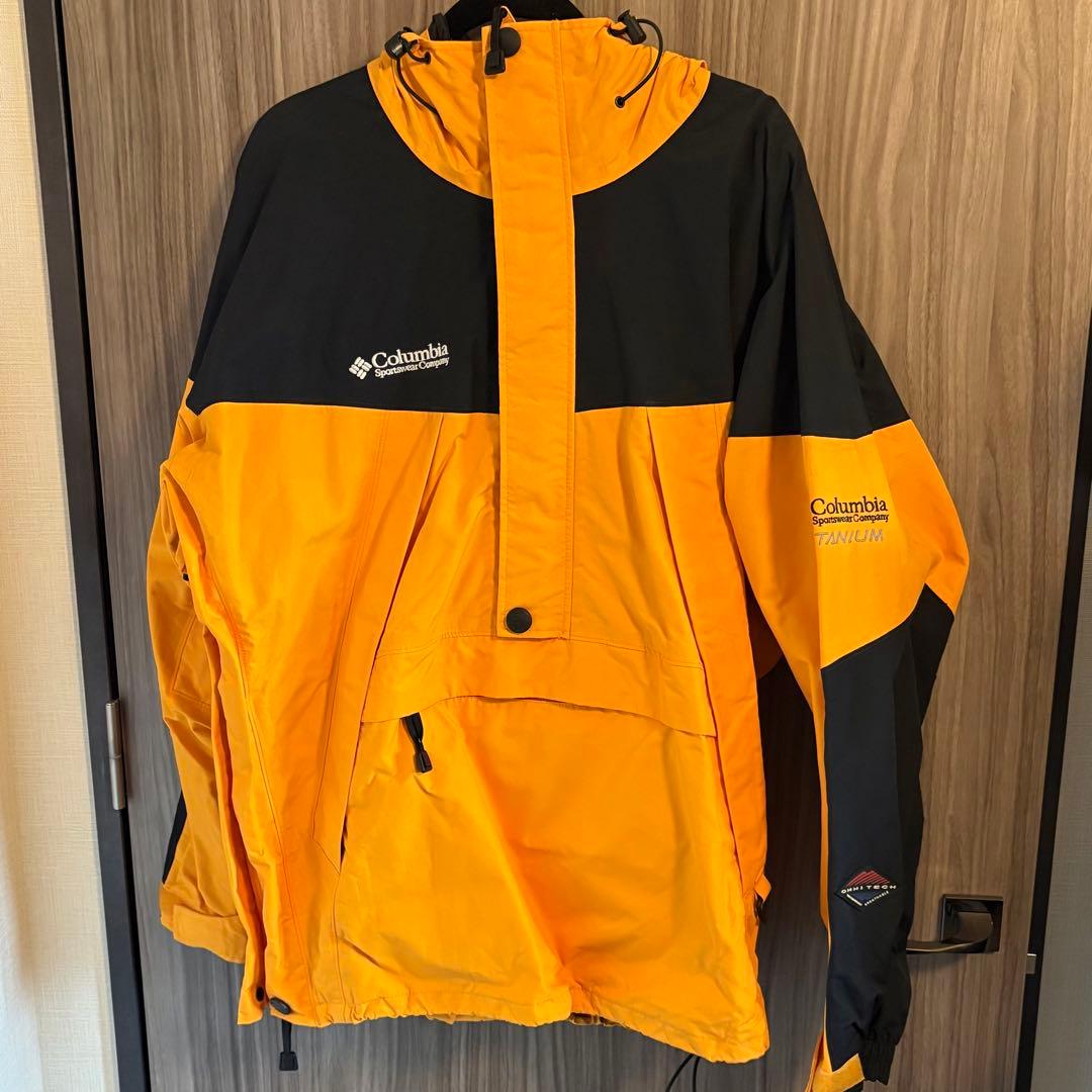 Columbia ビンテージ Titanium マウンテンパーカー イエロー