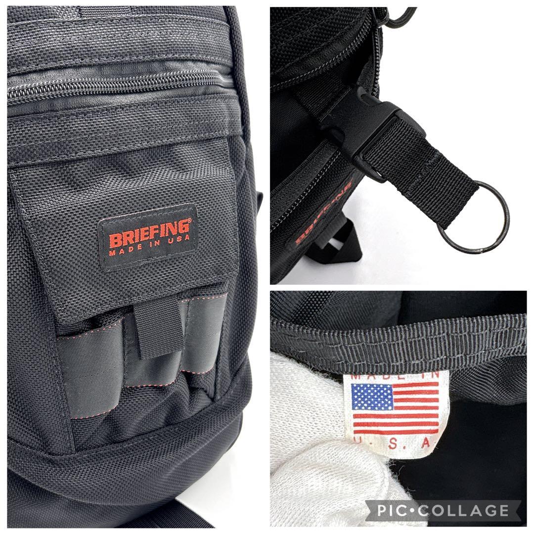 極美品✨BRIEFING ブリーフィング ボディバッグ ショルダーバッグ 多機能