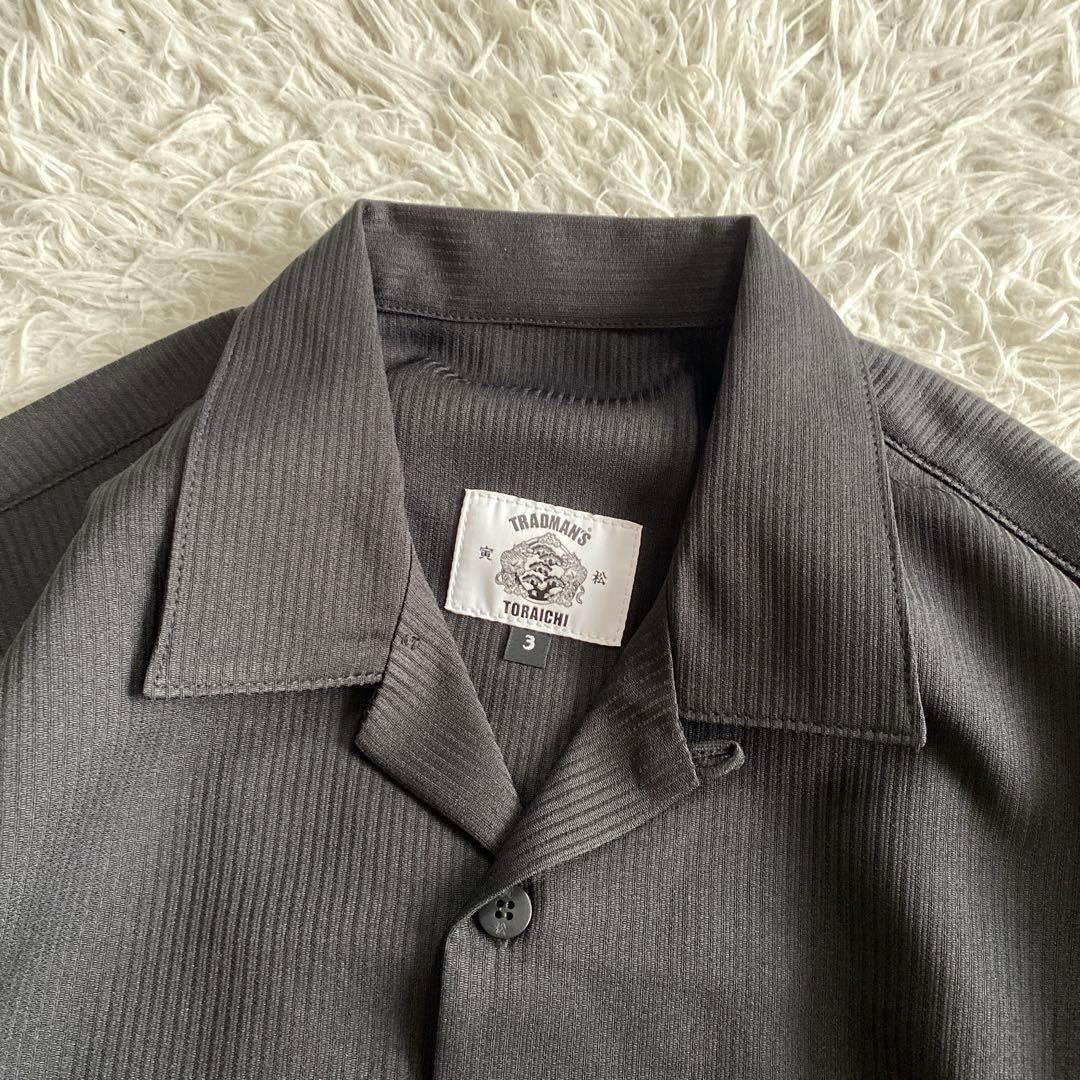 ラグベルTRADMAN'S TORAICHI 寅松 ボタン開襟シャツ