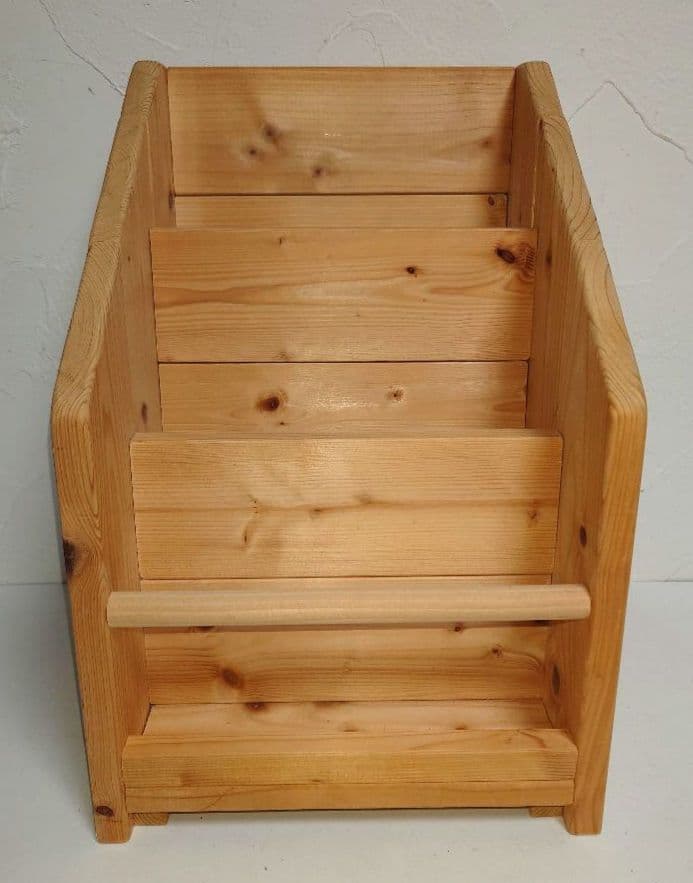 は*こ様 天然木 オープンシェルフ 3段ボックス ウッドラック小物入れ マガジン