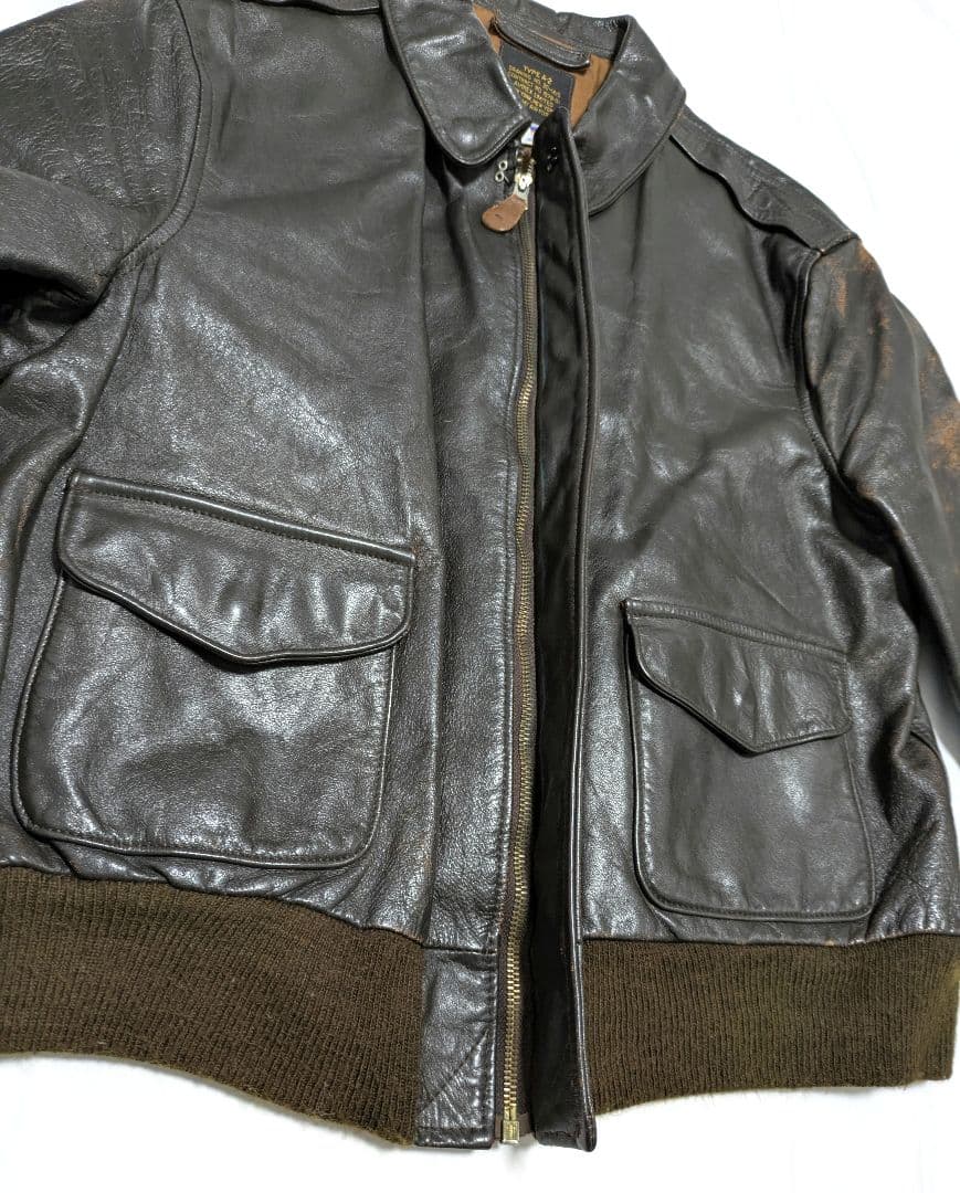 AVIREX ホースハイド A-2 レザージャケット 馬革　A2　44
