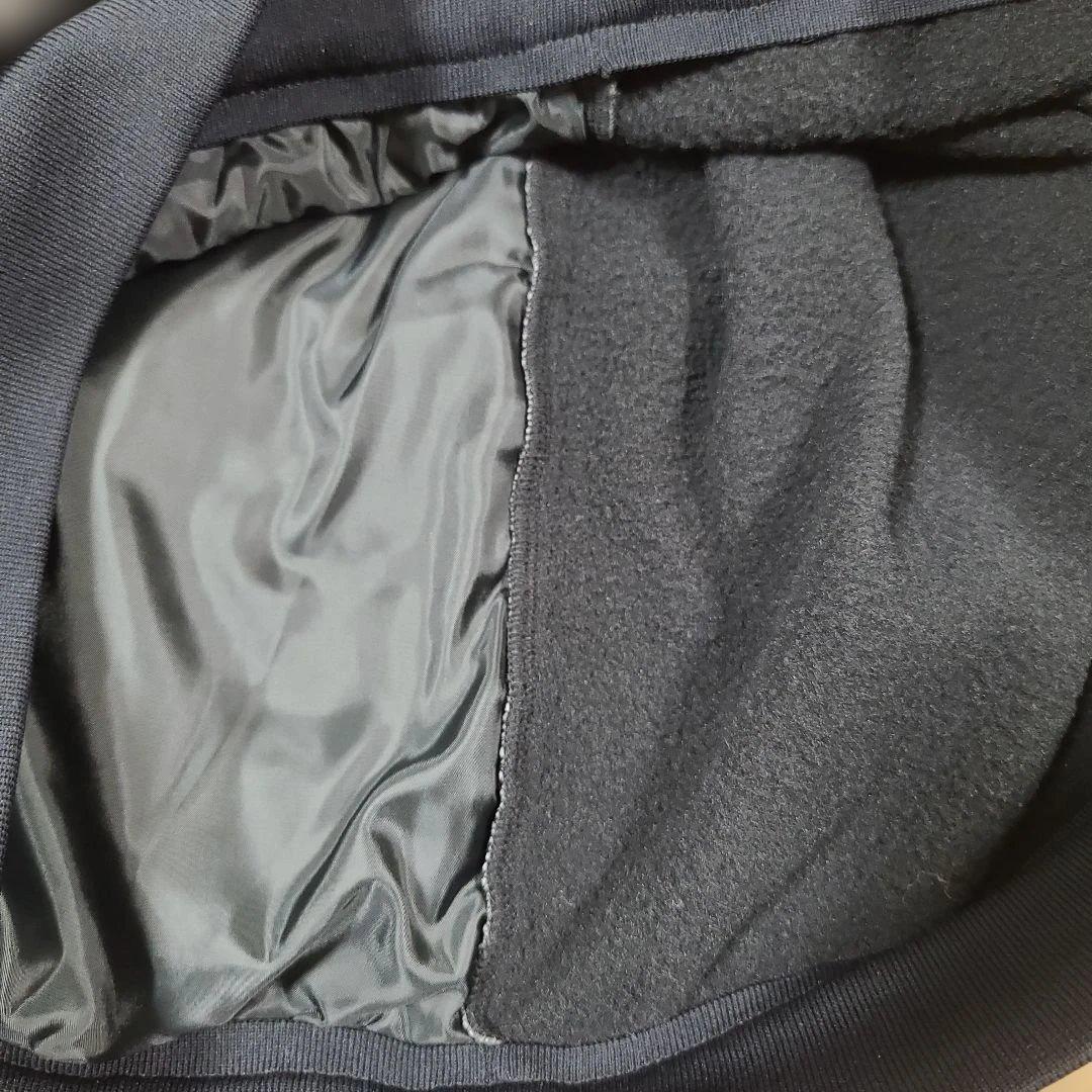 Munsingwear 中綿トレーナー グレー/黒 L 裏起毛 スニードジャック