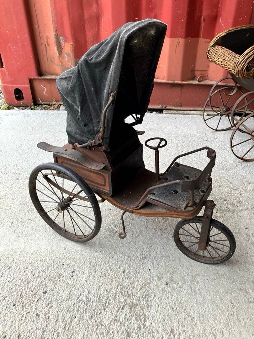 アンティーク　ドールベビーカー