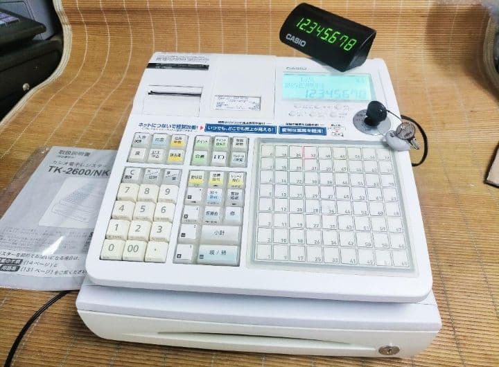 カシオレジスター　TK-2600/NK2000　設定無料　高性能　880635