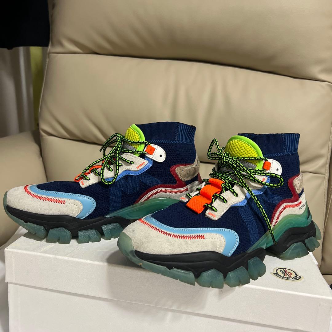 美品 MONCLER スニーカー モンクレール