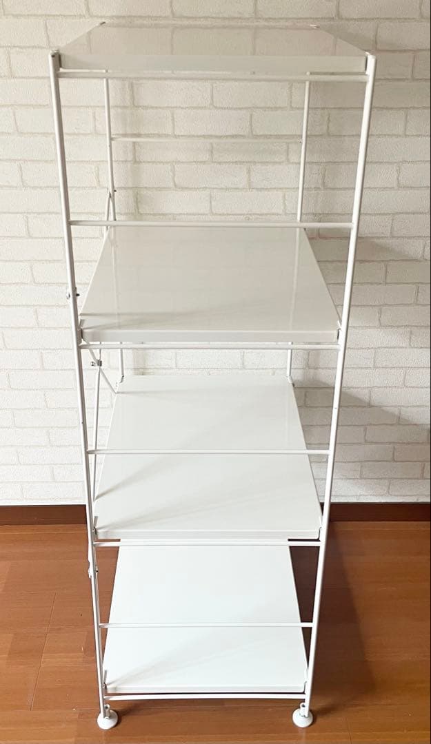 無印良品 MUJI スチールユニットシェルフ・中/ライトグレー