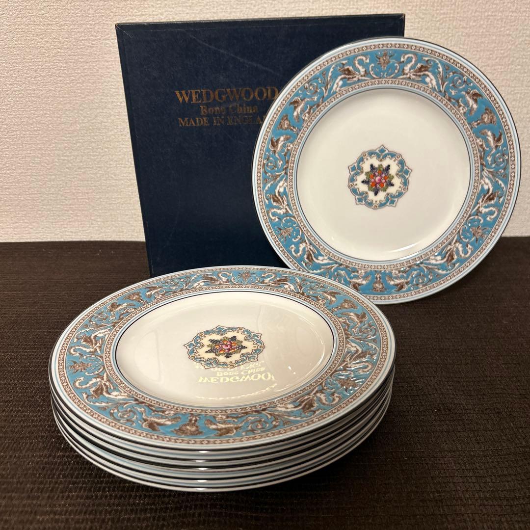 ウェッジウッド　フロレンティーン　ターコイズ　ディナープレート　新品未使用　23