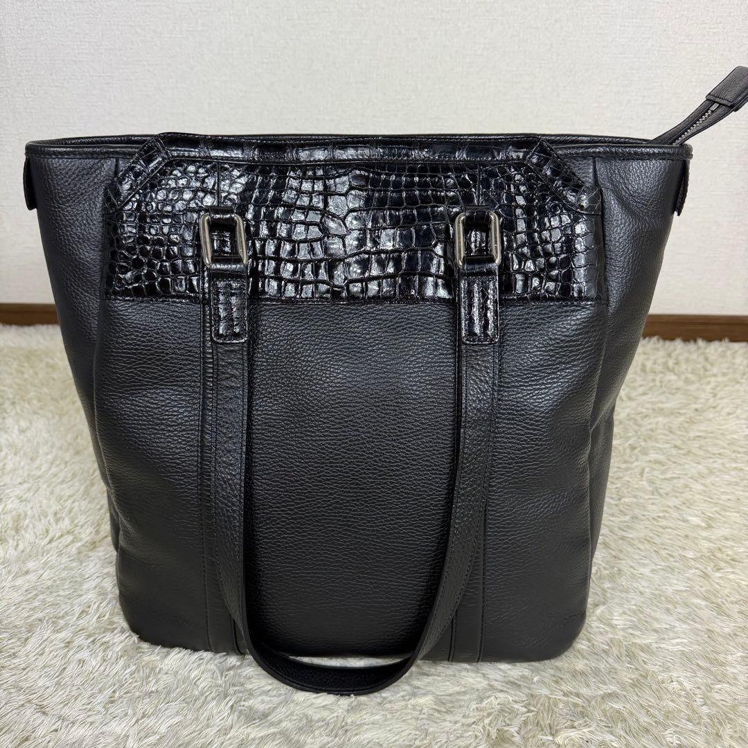 池田工芸 クロコダイル トートバッグ JRA認定品