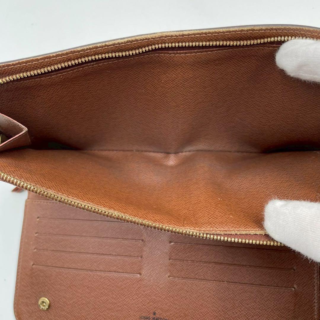 良品　ルイヴィトン　M66566 モノグラム　アンソリット　オーガナイザー　茶