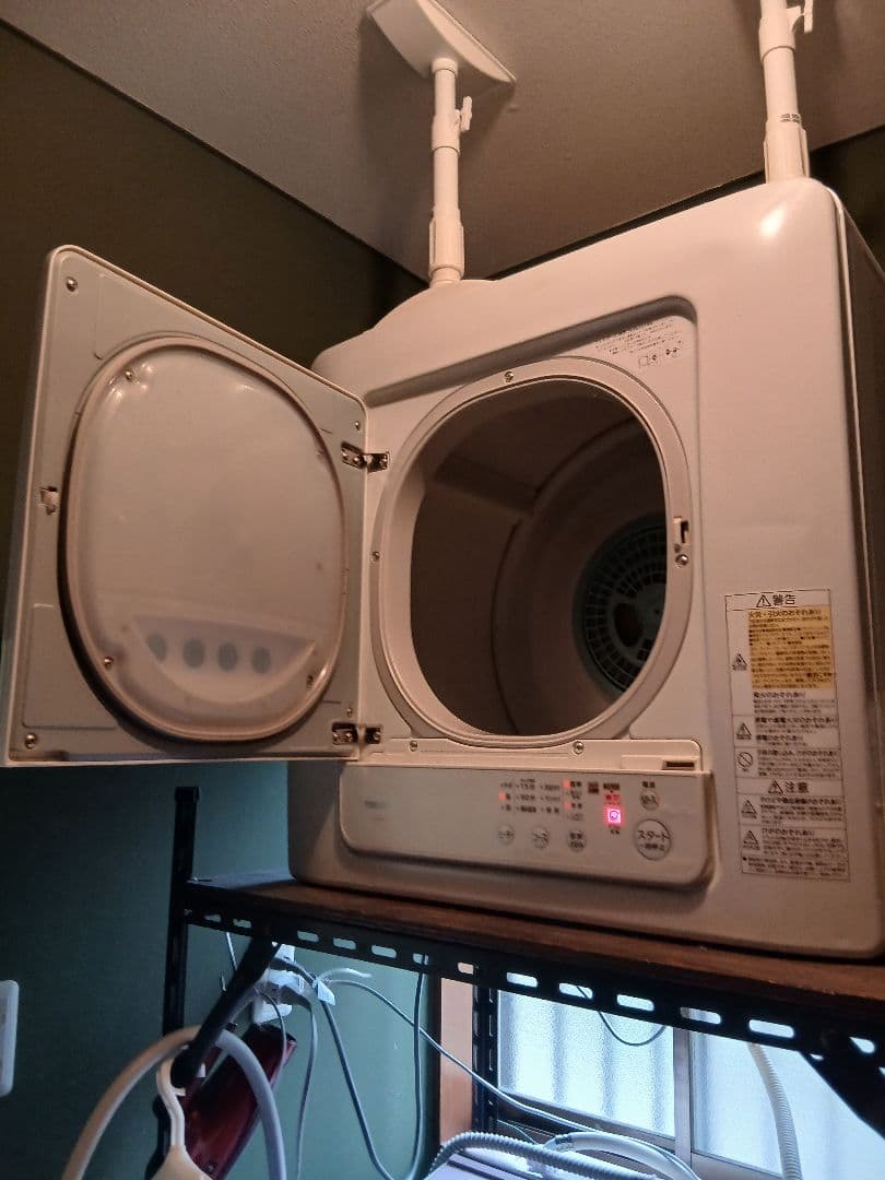 電気式乾燥機 TOSHIBA ED-608(W) 2019年