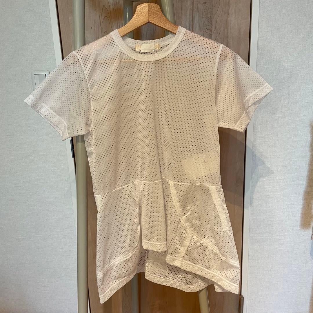 【コムデギャルソン】23AW セミシアーメッシュシャツ GL-T014
