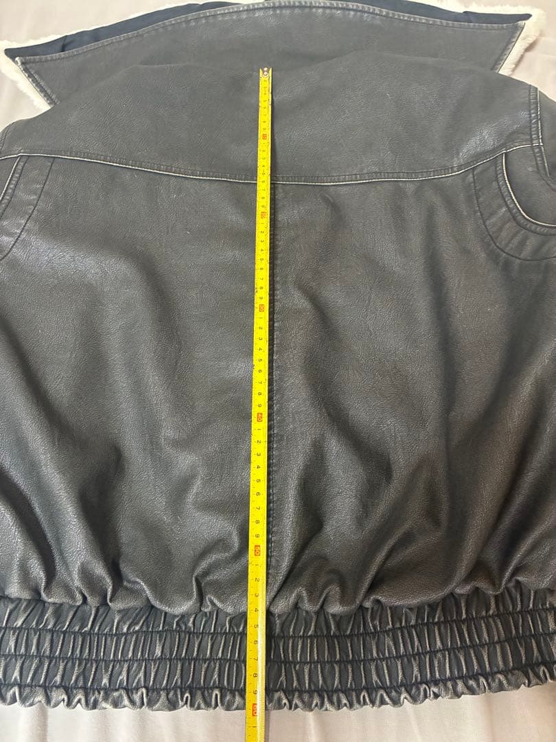 SLYビンテージフェイクレザーブルゾン