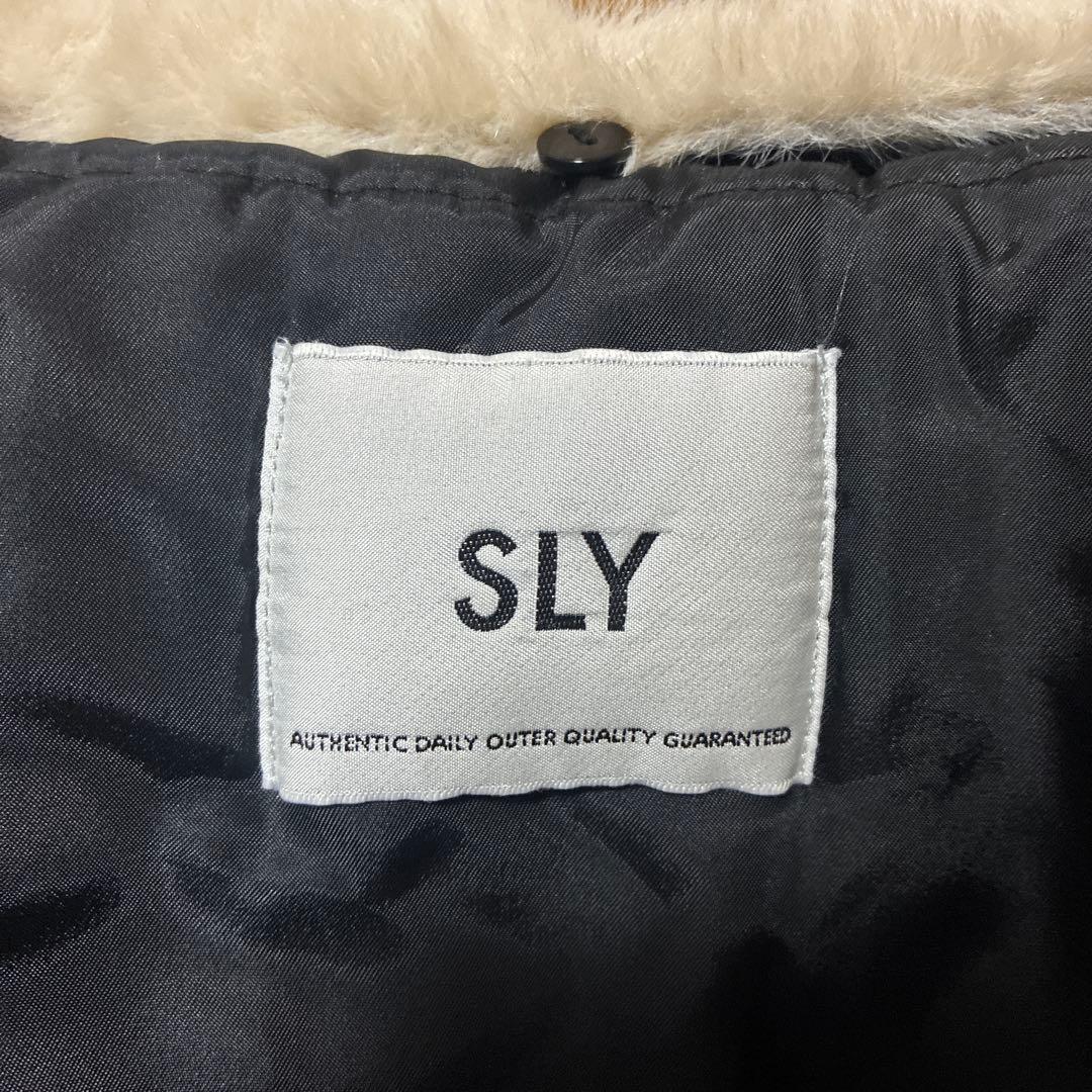 SLYビンテージフェイクレザーブルゾン