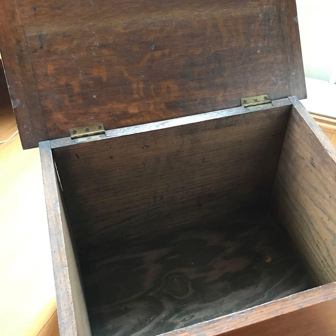 収納箱　アンティーク　一枚板