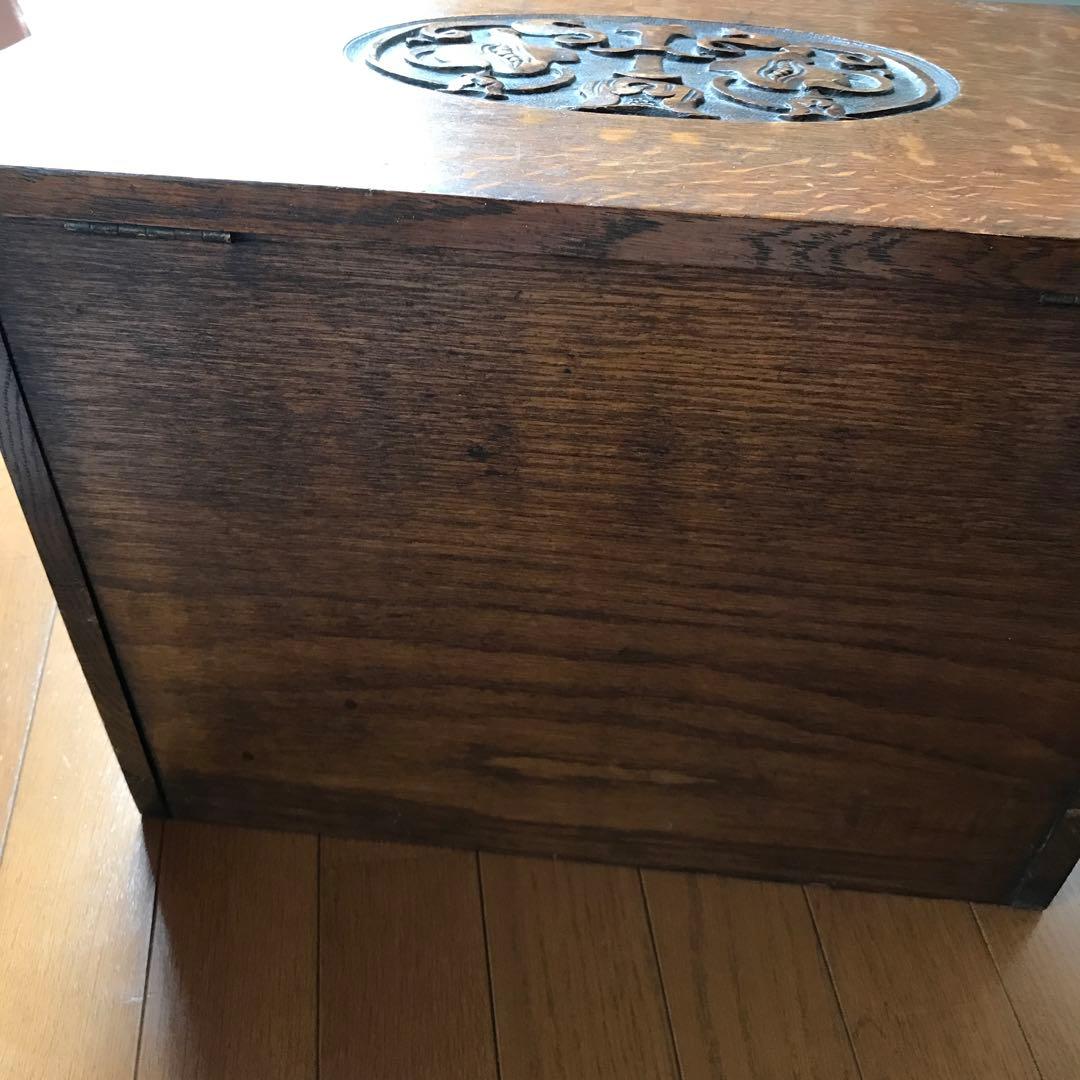 収納箱　アンティーク　一枚板