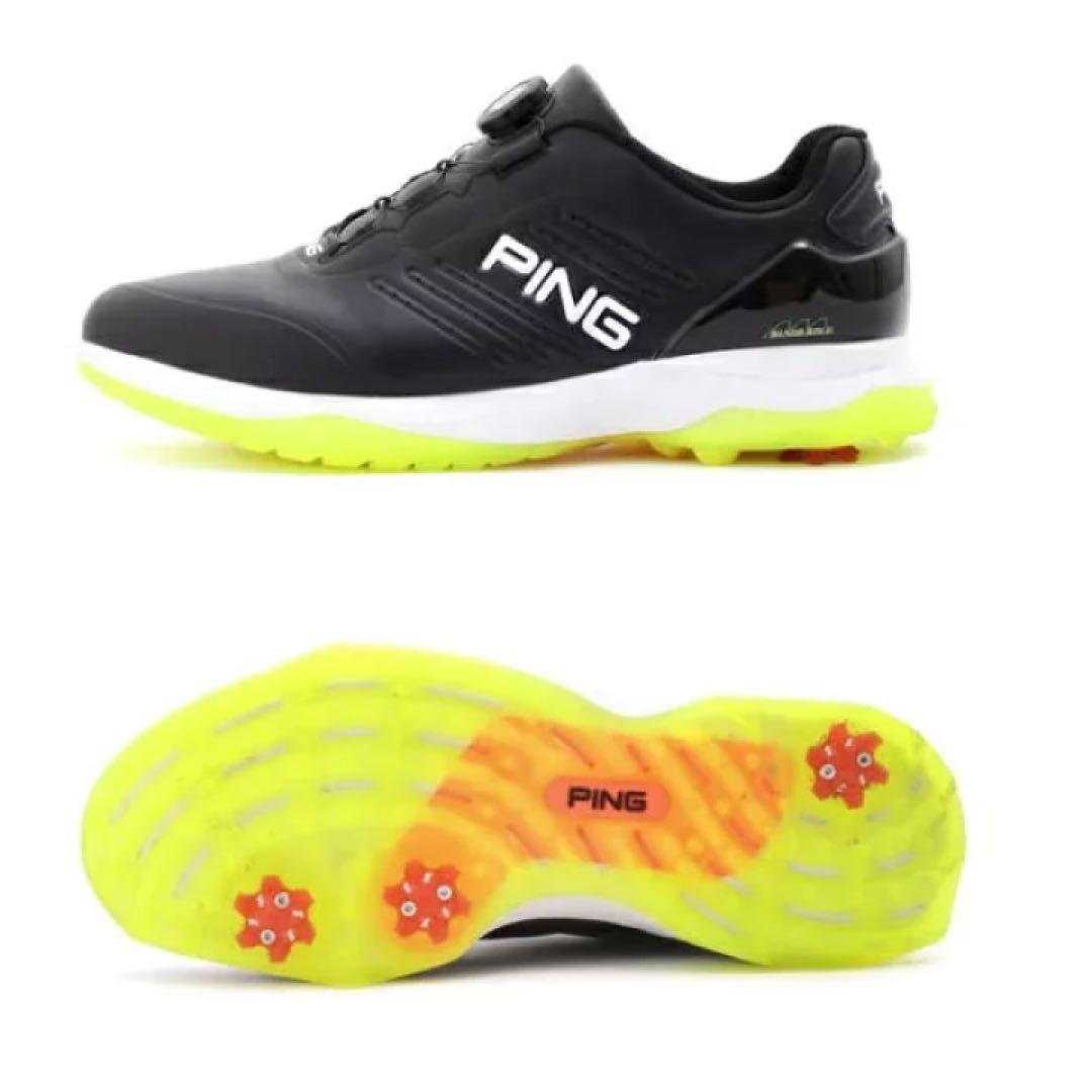 【新品】PING／ゴルフシューズ／27cm