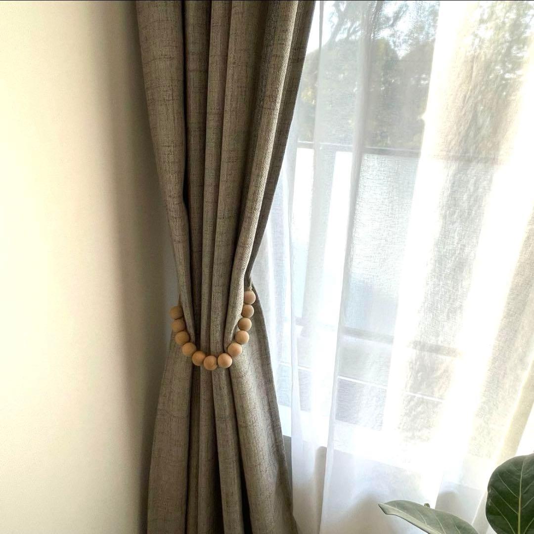 ニトリ カーテン グレージュ リフレ レースカーテン セット