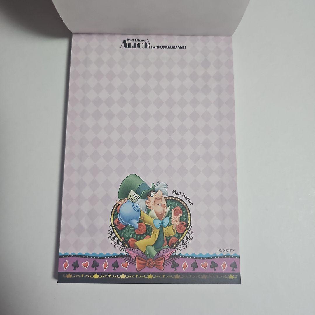 レア ディズニー 不思議の国のアリス メモ帳