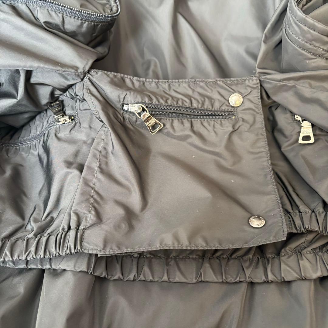 美品 希少 PRADA SPORTS サーモアダウンコート ブラック　40