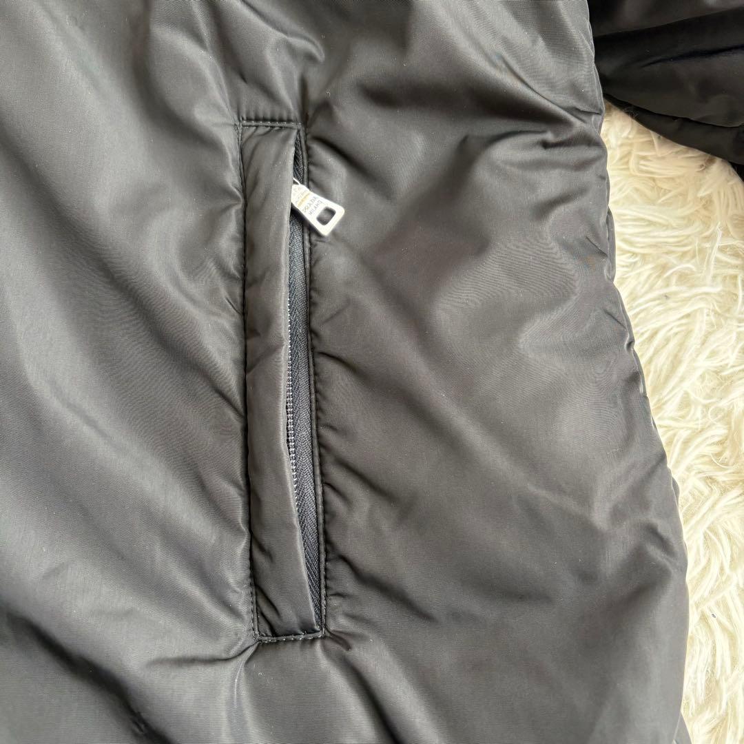 美品 希少 PRADA SPORTS サーモアダウンコート ブラック　40