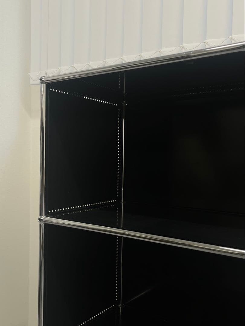 Tora　希少黒USMハラ—３段ラック　スチールシェルフ 4段引取もOK