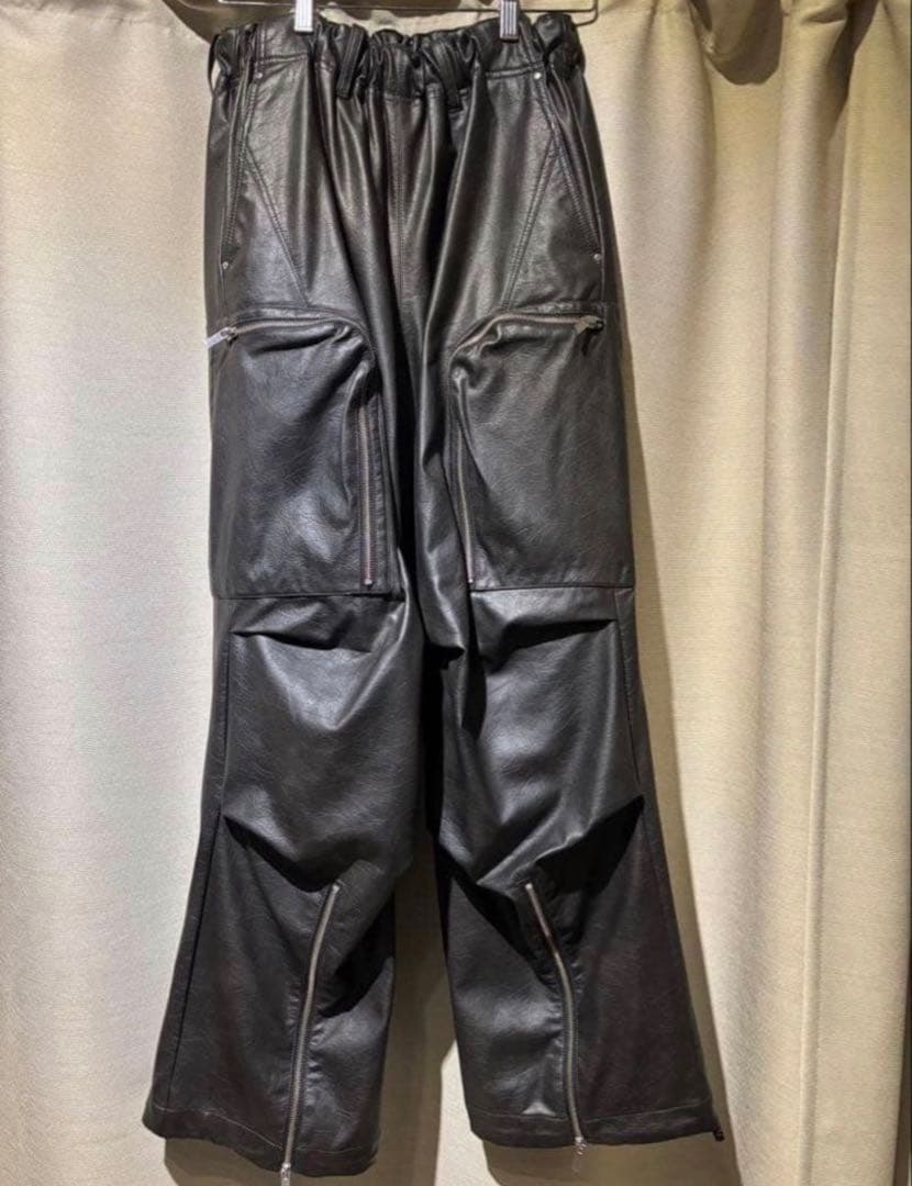 jent louis Zip Leather Pants Mサイズ