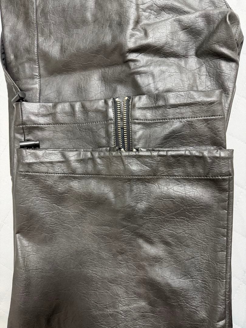jent louis Zip Leather Pants Mサイズ