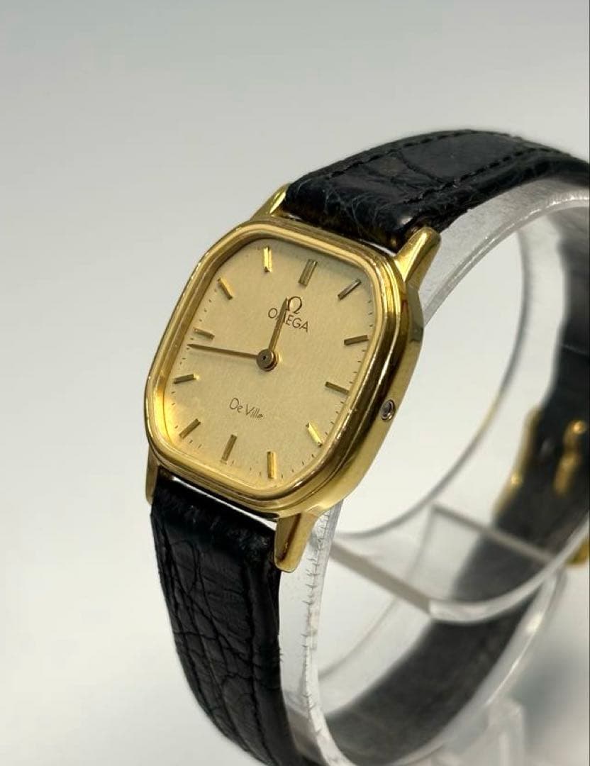 【新品電池】OMEGA オメガ デビル アンティーク腕時計 cal.1387