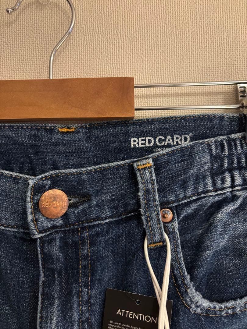 【新品】レッドカードトウキョウ　ワイドストレート　別注manoa　27