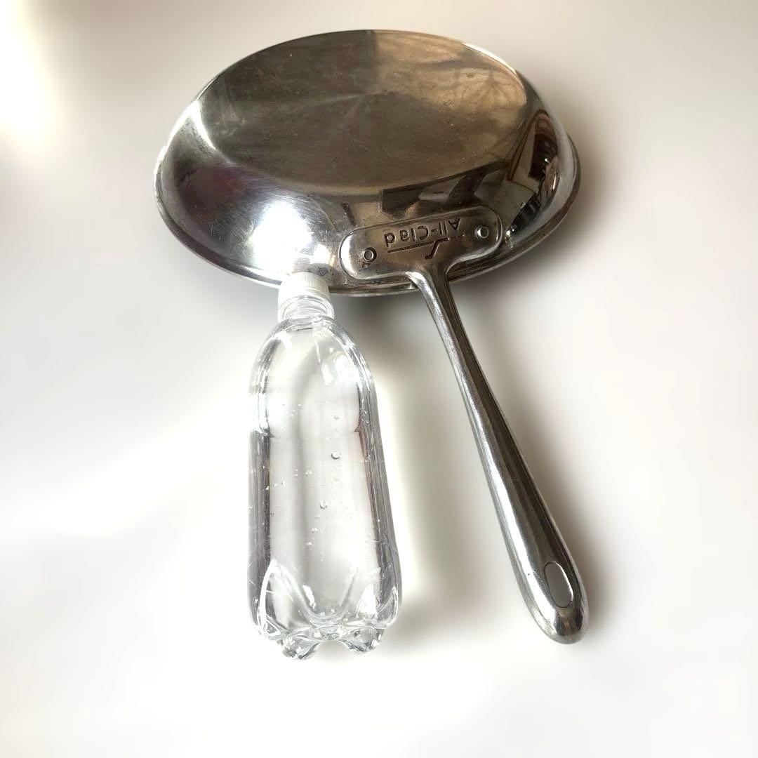 高級★ALL-CLADステンレススチール ノンスティック フライパン 中型