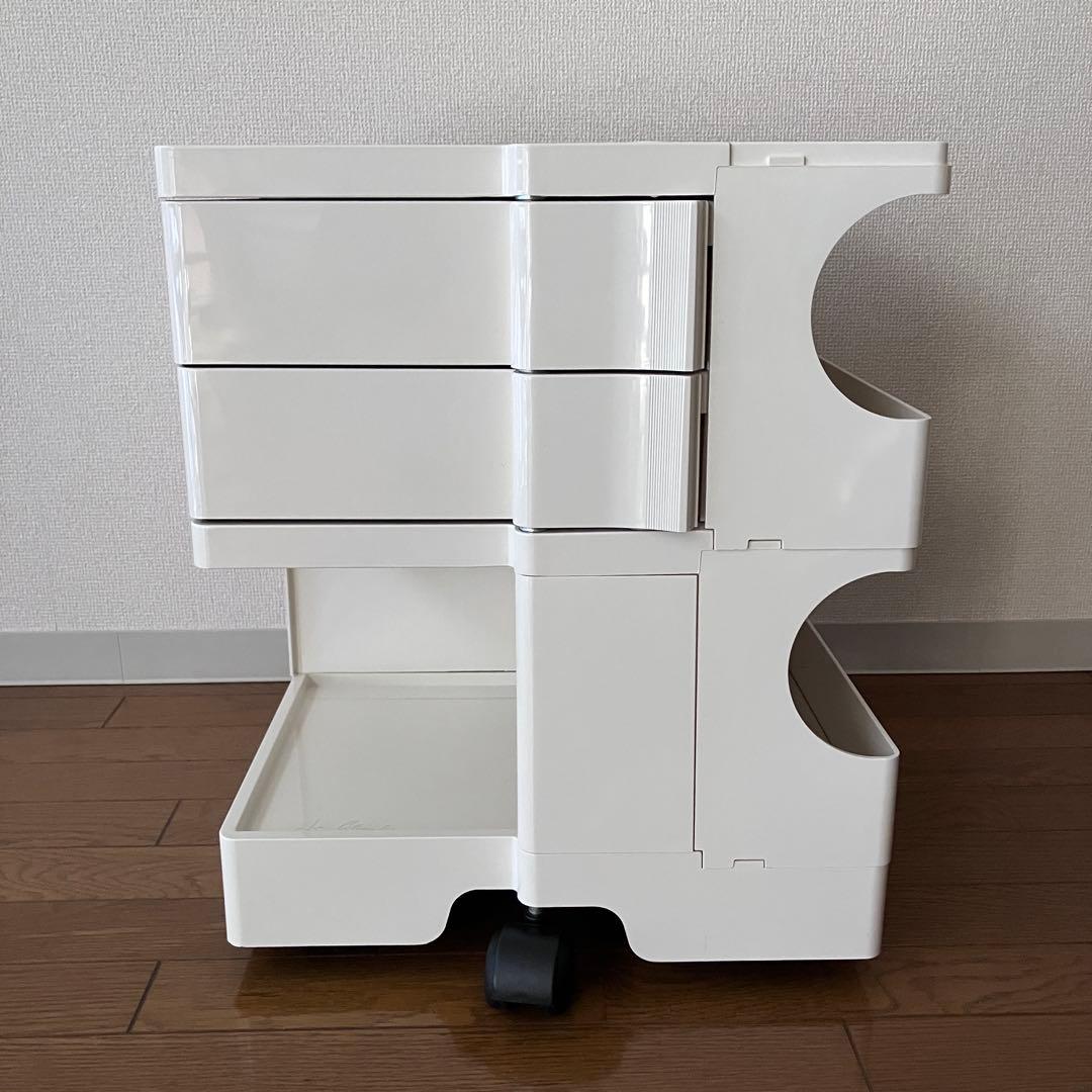 正規品 ボビーワゴン 2段 白 Joe Colombo B-LINE ビーライン