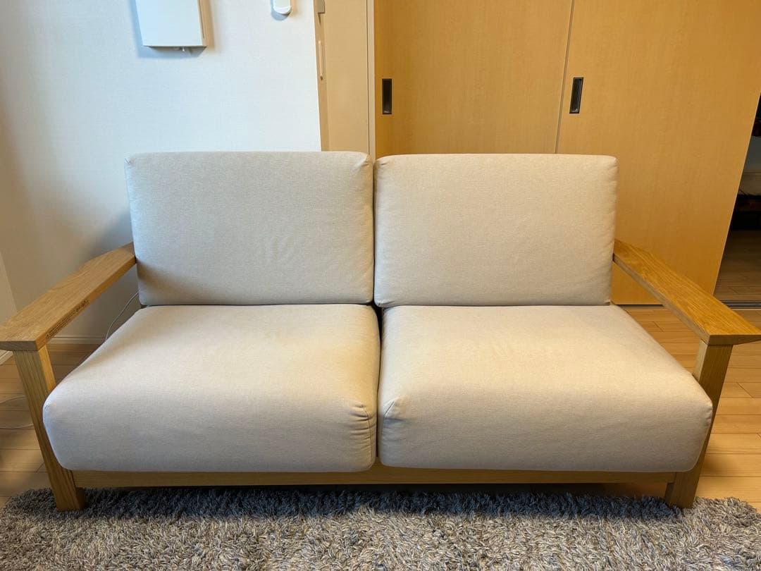 無印良品ソファ ウレタンポケットコイル２．５シーター
