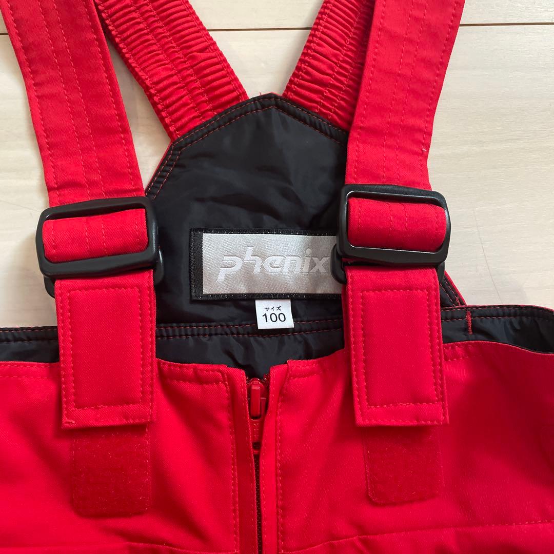 美品　Phenix スキーウェア 子ども用 ネイビーとレッド　100㎝