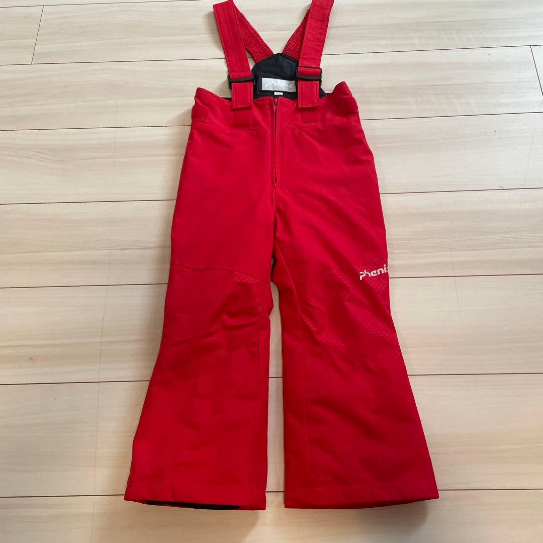 美品　Phenix スキーウェア 子ども用 ネイビーとレッド　100㎝