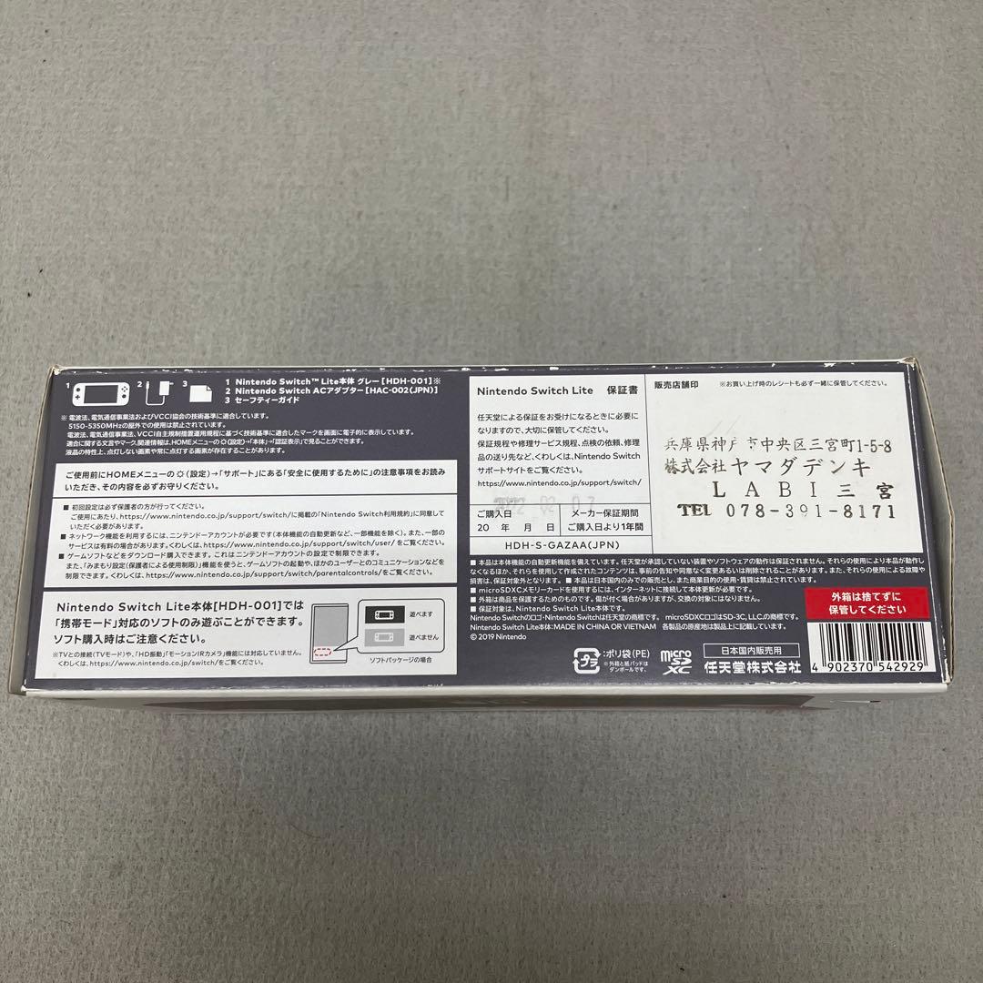 GD6119 Nintendo Switch Lite グレー