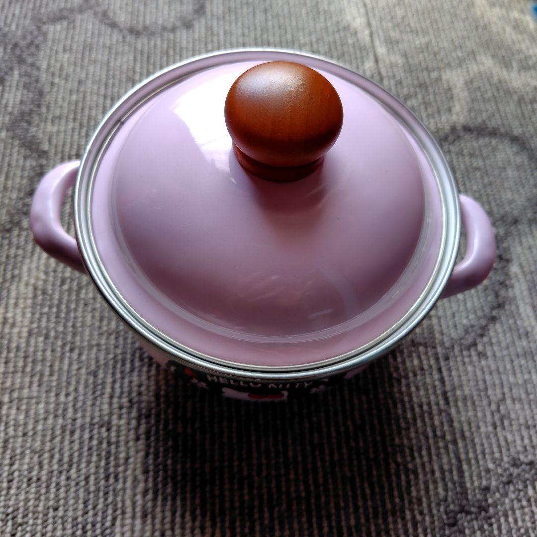 Hello Kitty ホーロー鍋 2個セット