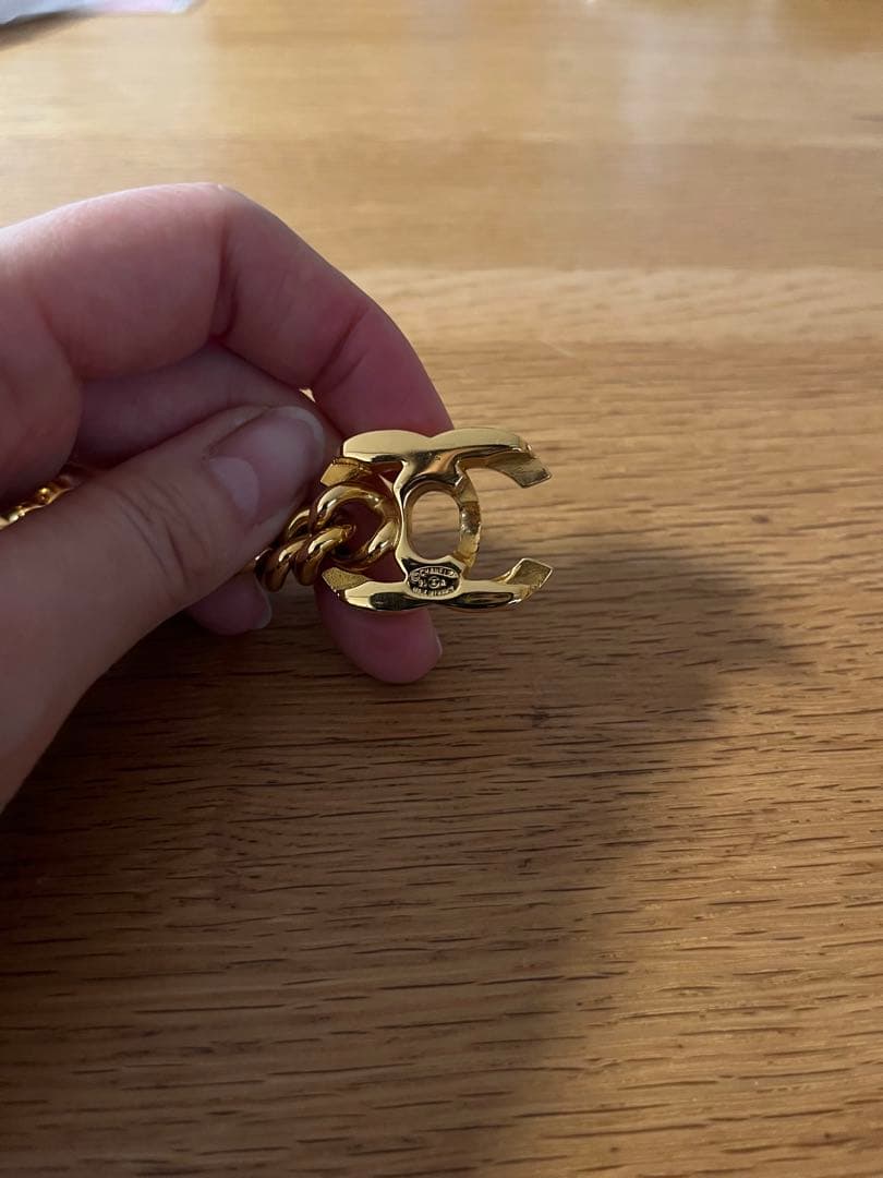 Chanel チェーンブレスレット ゴールド