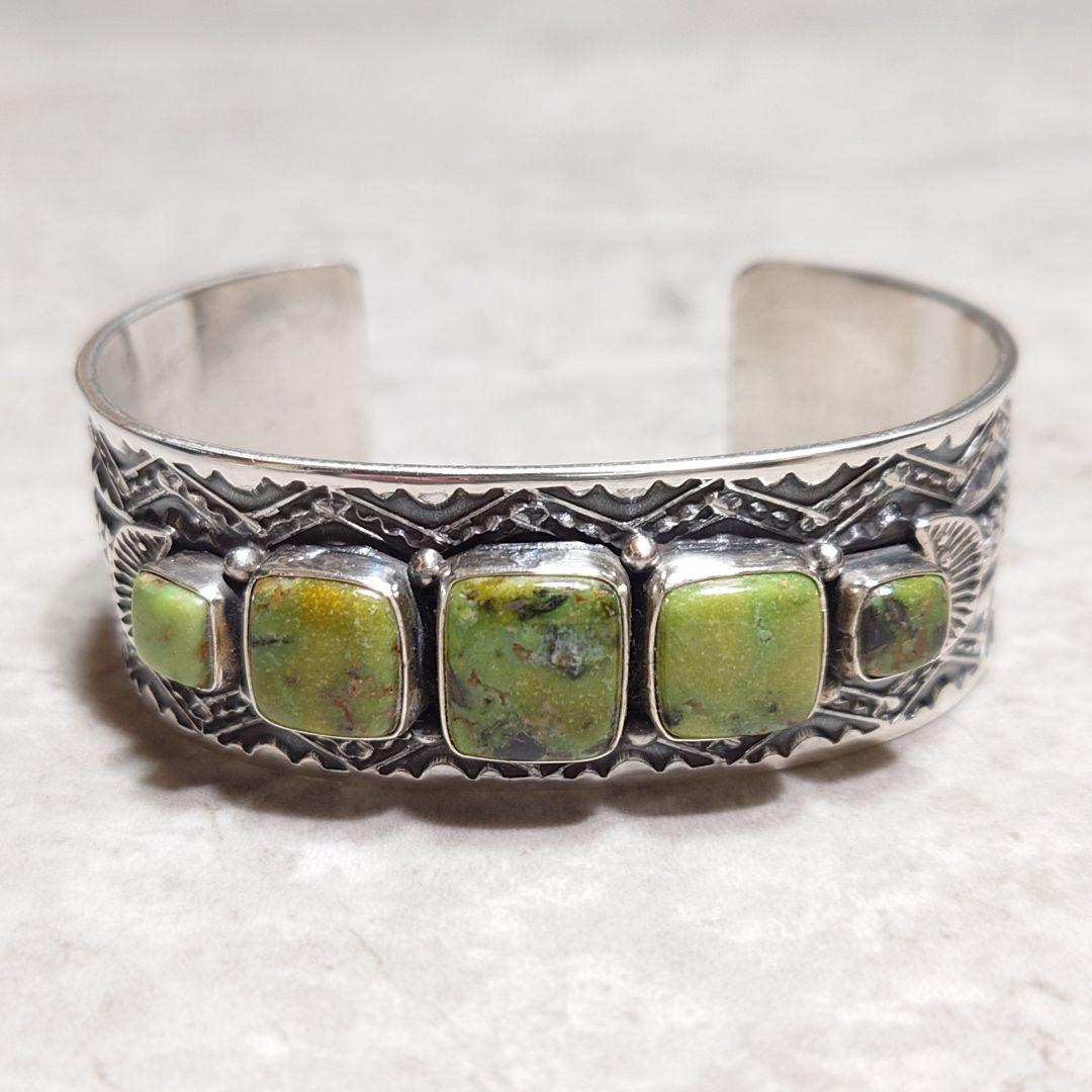 SUNSHINE REEVES 5連ターコイズバングル SILVER925