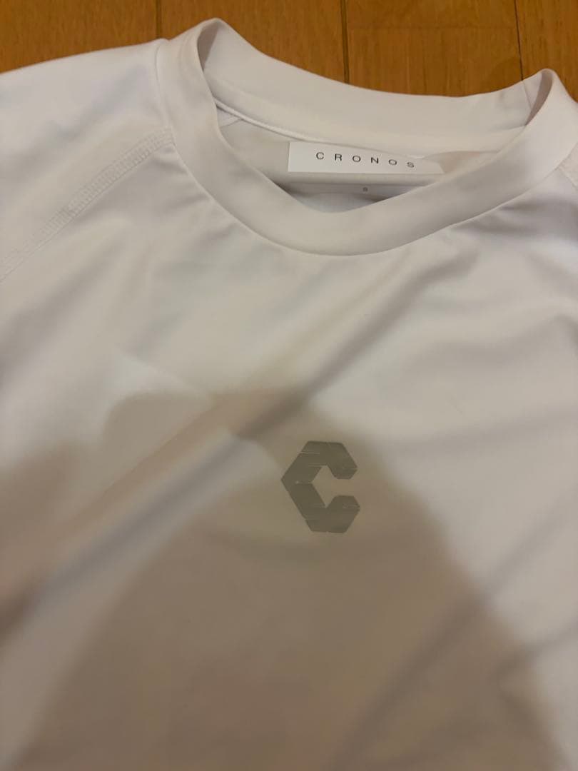 CRONOS ホワイト ロングスリーブシャツ S ロンT