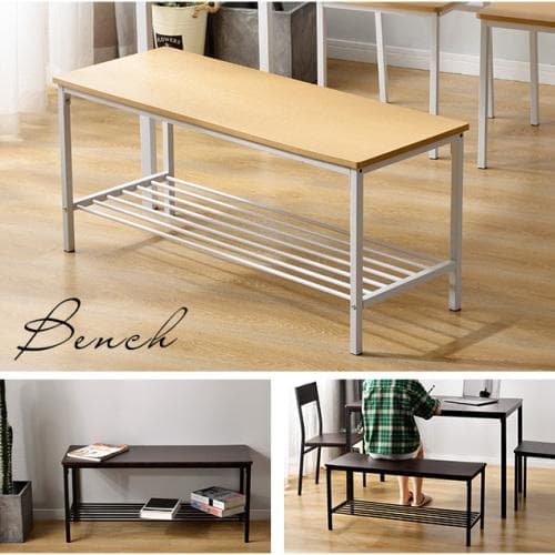 超人気！木製 食卓テーブル 4人掛け 北欧 シンプル【ブラウン】