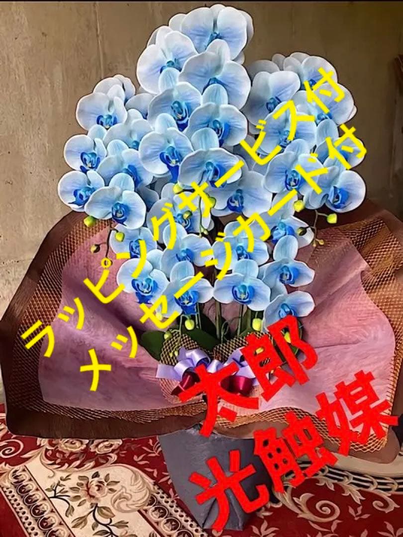 光触媒　人工観葉植物　ウォールグリーン　フェイク　フラワー　リアル胡蝶蘭b5