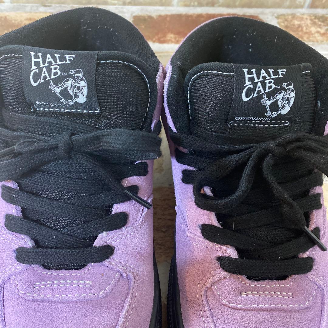 VANS SKATE HALFCAB パープル ブラック 24.5cm