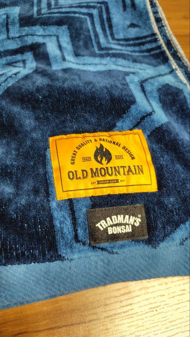 アウトドア寝具 OLD MOUNTAIN kakemono indigo