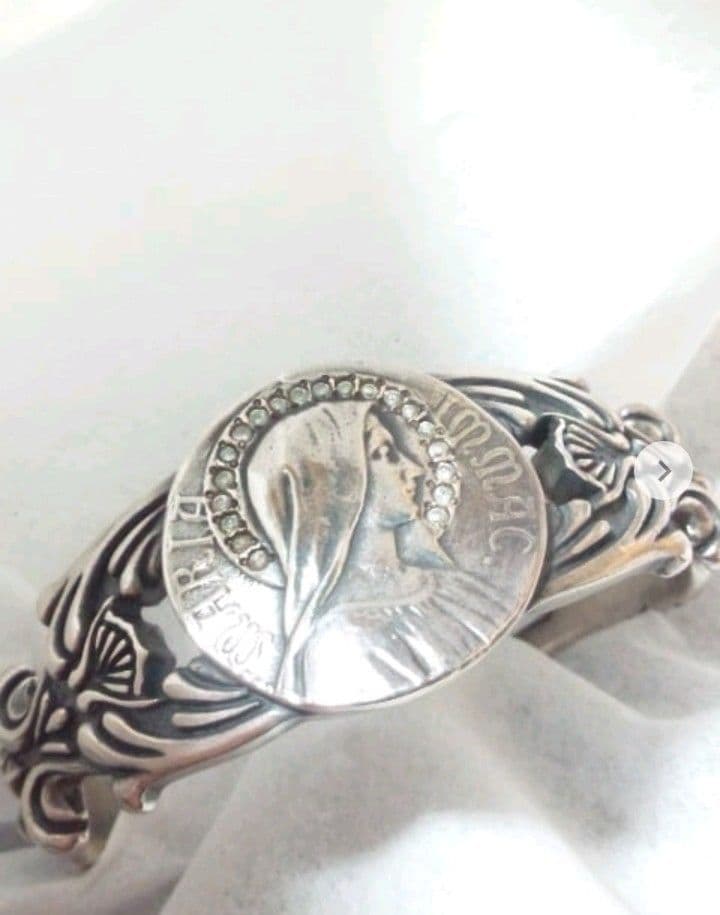 重65g！セインツ【SAINTS】silver925 マリア シルバー バングル